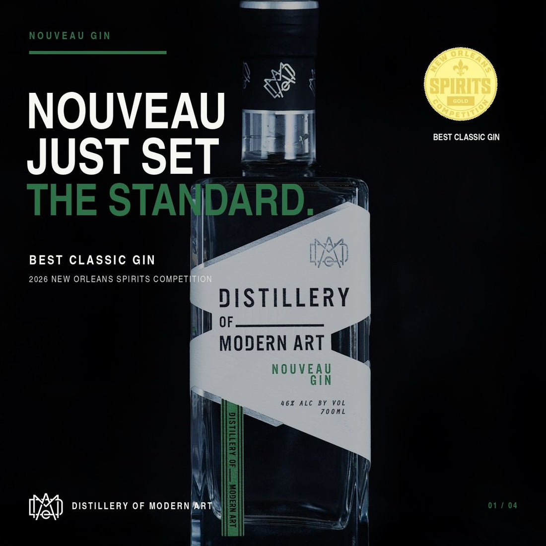 Nouveau Gin Earns Three Honors at the 2026 New Orleans Spirits Competition