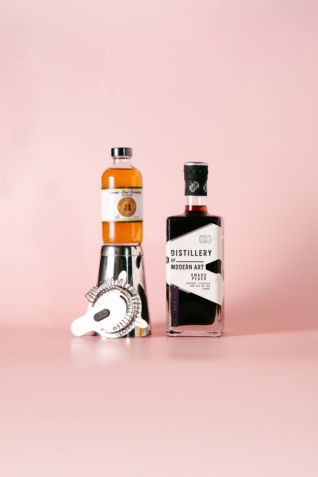 Lemon Rosemary Mint Shrub (w Amaro Peach)