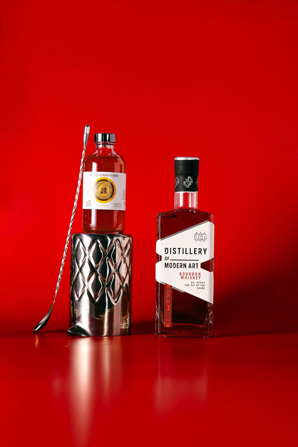 Orange Cinnamon Shrub (w Bourbon)