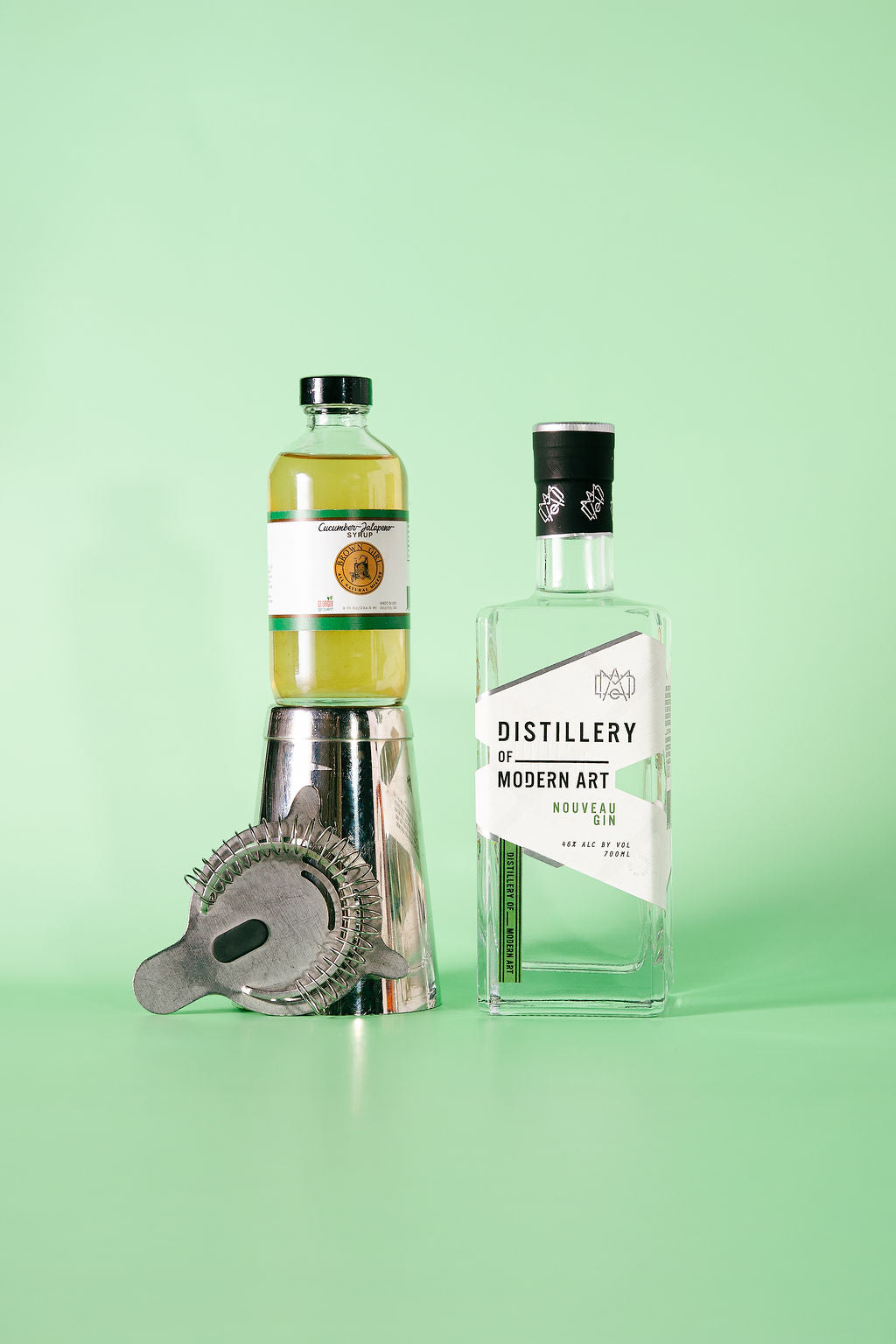 Cucumber Jalapeno Syrup (w Nouveau Gin)