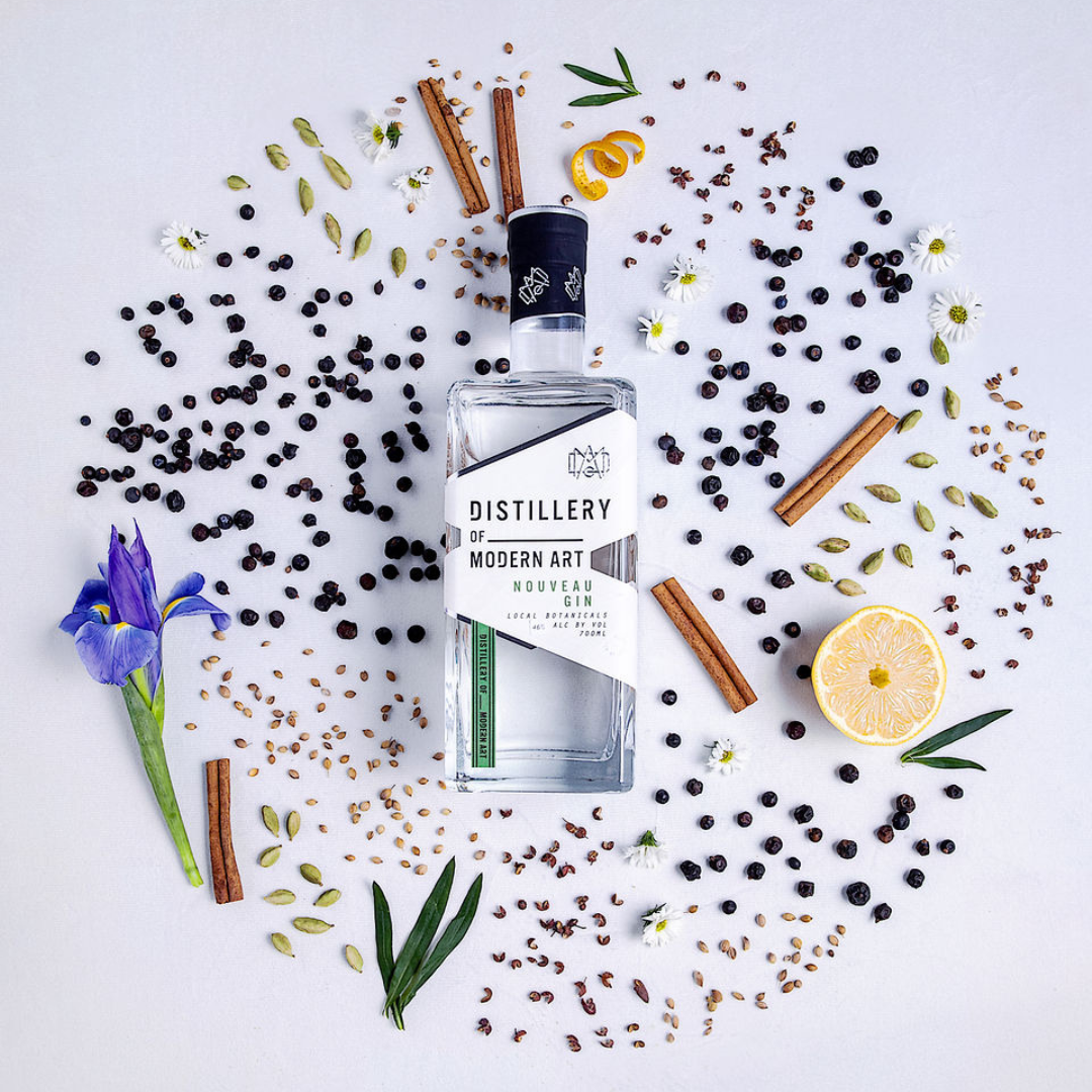 Distillery of Modern Art Nouveau Gin