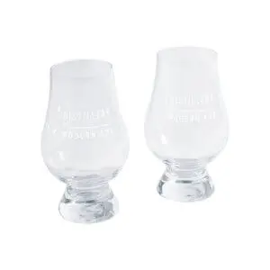 Set of 2 Screen Printed Glencairn Glass - Distillery of Modern Art Classic Logo