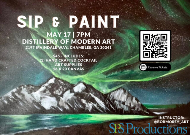 sip and paint image May 17